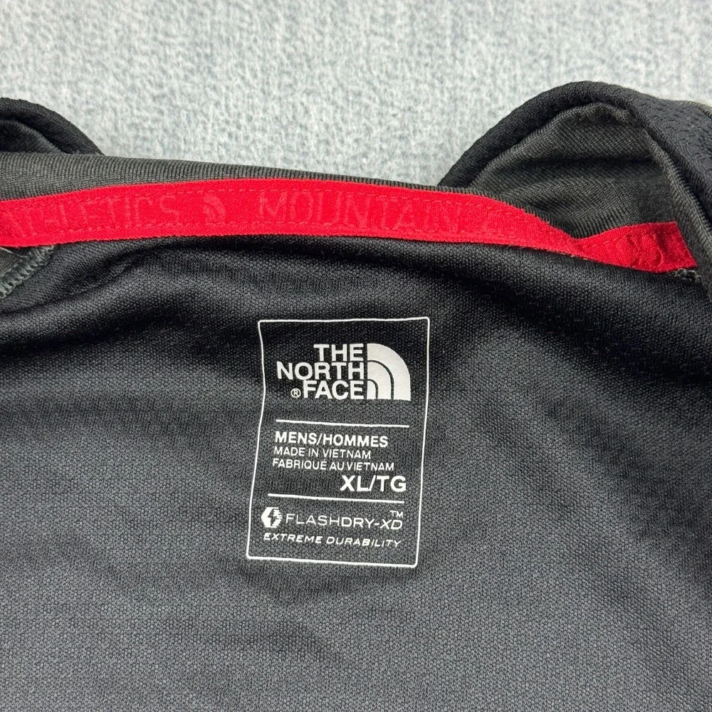 The North Face Shirt Mens XL Gray Flight VaporWick 1/4 Zip Activewear Athletic